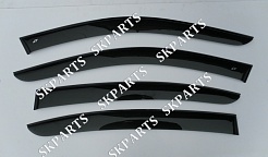 Ветровики (Дефлекторы окон) черные Sd B8 2014 VE24514 Volkswagen Passat