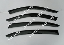 Ветровики (Дефлекторы окон) черные Sd E66 2001-2008 BE23001 BMW 7