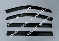 Ветровики (Дефлекторы окон) черные X166 2012 ME33412 Mercedes Benz GL-klasse