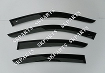 Ветровики (Дефлекторы окон) черные Sd E65 2001-2008 BE23201 BMW 7