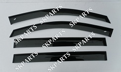 Ветровики (Дефлекторы окон) черные 2010 VE23510 Volkswagen Touran II