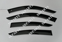 Ветровики (Дефлекторы окон) черные Sd E90 2005-2012 BE20605 BMW 3