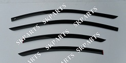 Ветровики (Дефлекторы окон) черные Sd C117 2013 M33913 Mercedes Benz CLA-klasse