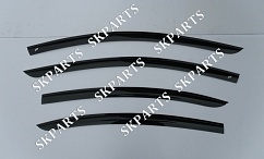 Ветровики (Дефлекторы окон) черные Sd C219 2013-2010 M36203 Mercedes Benz CLS-class