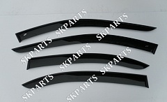 Ветровики (Дефлекторы окон) черные W222 2013 ME33713 Mercedes Benz S-klasse Long