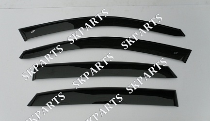 Ветровики (Дефлекторы окон) черные D3 S8 2002-2010 AE13602 Audi A8 Long