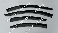 Ветровики (Дефлекторы окон) черные W221 2005-2013 ME32905 Mercedes Benz S-klasse