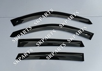 Ветровики (Дефлекторы окон) черные F16 2014 BE24014 BMW X6