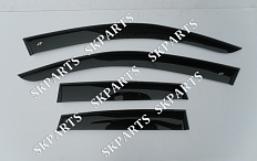 Ветровики (Дефлекторы окон) черные 5d 2005 2006-2012 VE20805 Volkswagen Jetta V Sagitar