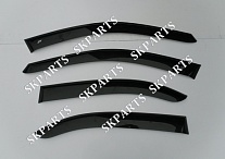 Ветровики (Дефлекторы окон) черные Sd W204 2006-2014 ME31106 Mercedes Benz C-class