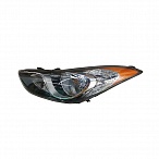 Фара передняя левая (Желтый отражатель) (HY024010100L) 921013X000 (Китай)