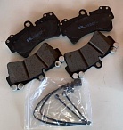 Колодки тормозные передние с датчиком 7L0698151C 9PA SRLine
